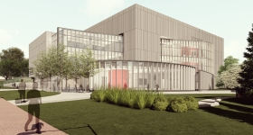 Architect's rendering of the new D.C. Archives building