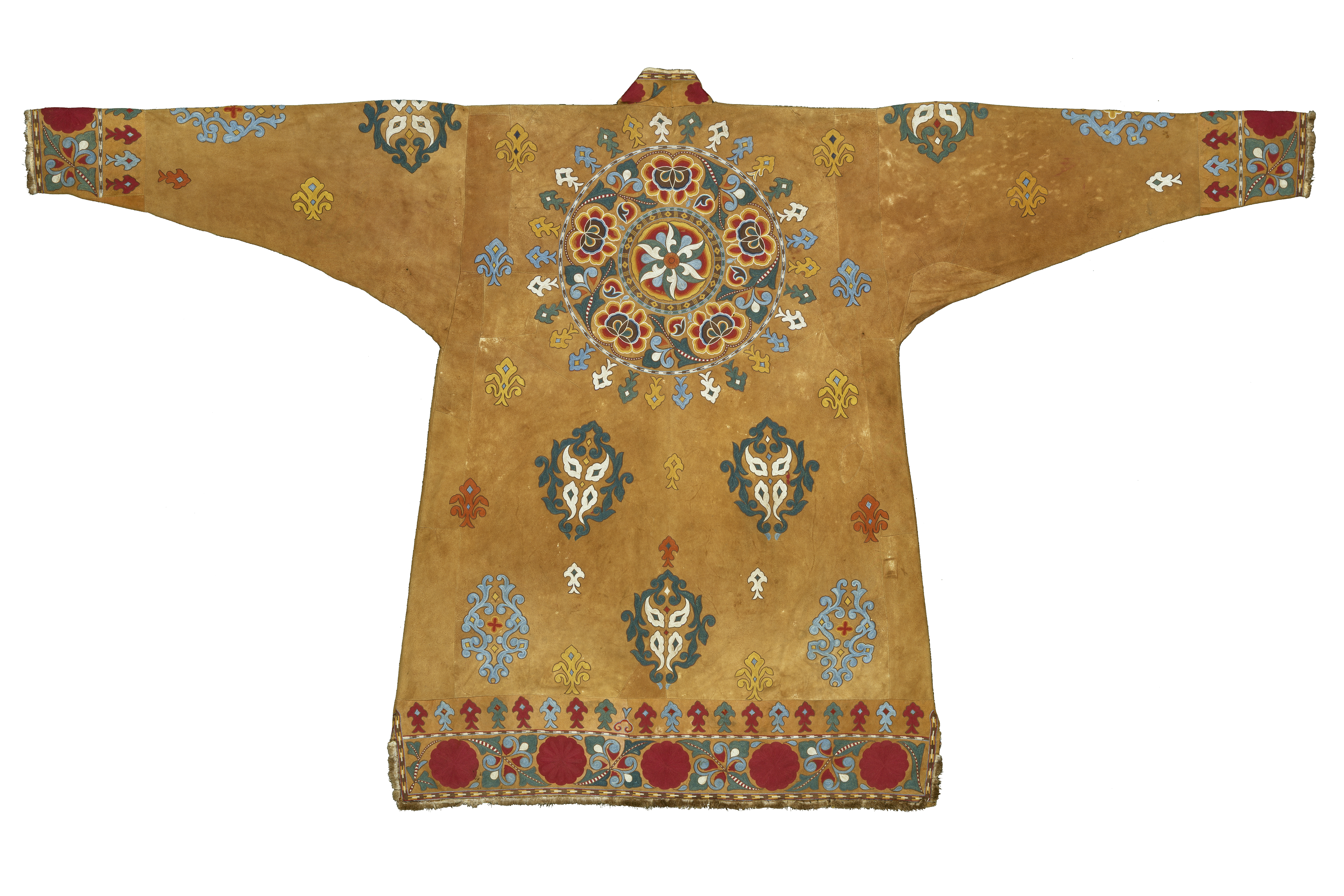 Embroidered Kazakh man’s coat, Uzbekistan Embroidered Kazakh man’s coat, Uzbekistan