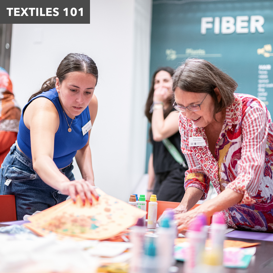 two women working at a crafting table