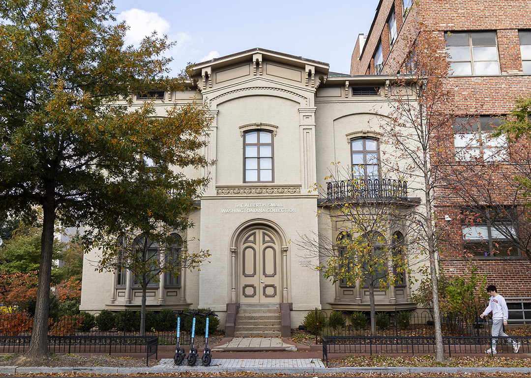façade of a beige building