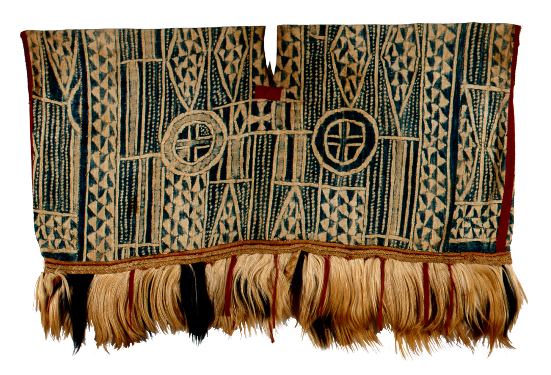 Patterned tunic with fringe