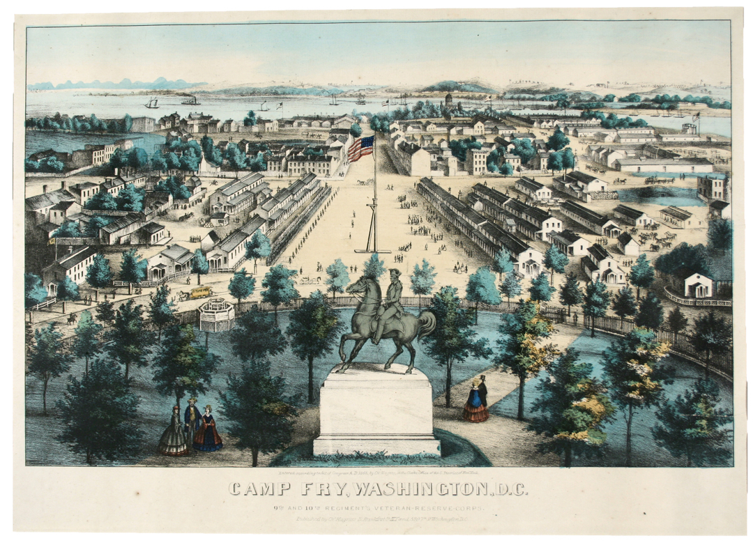 Bird's-eye view of Washington Circle