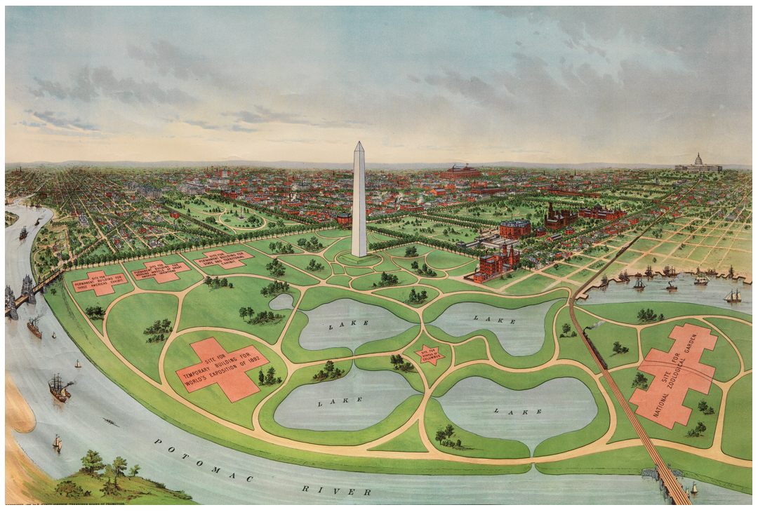 Proposed plan for the National Mall