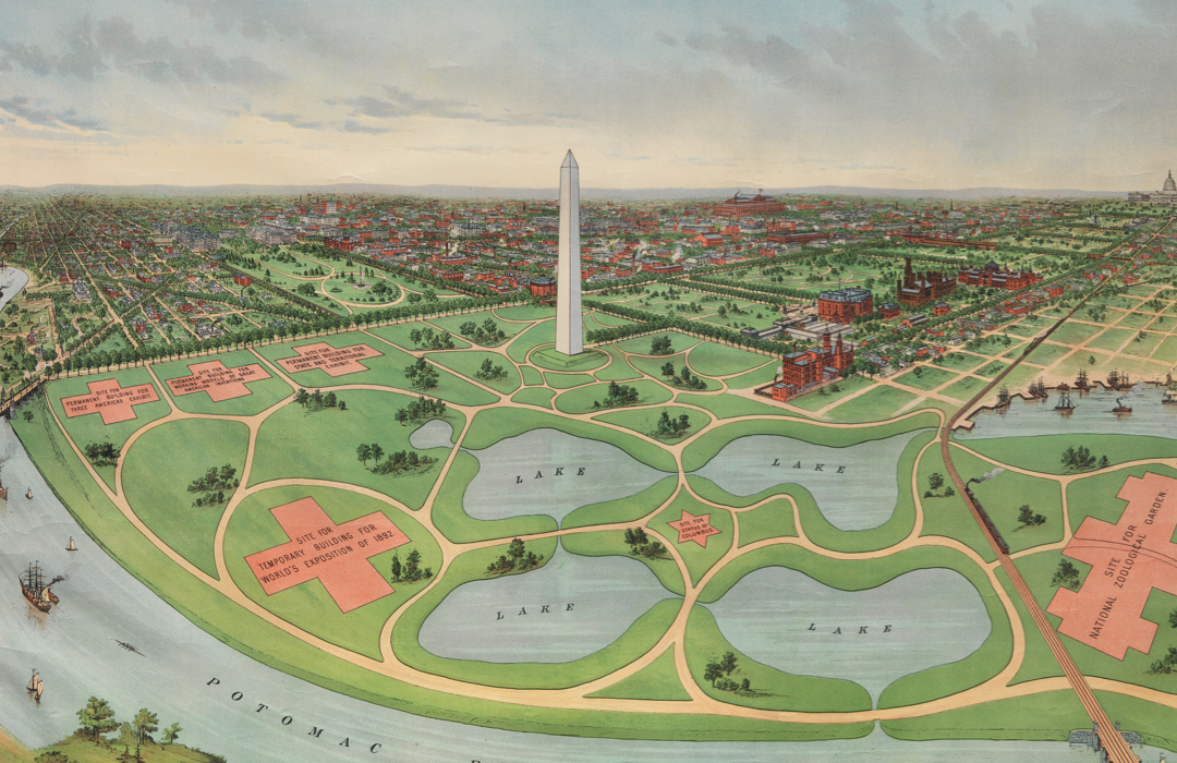 Proposed plan for National Mall