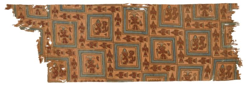 Textile fragment with figures
