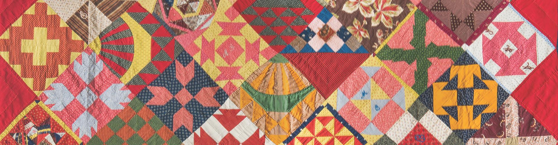 multicolored patchwork quilt