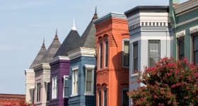 Row houses in D.C.