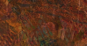 brown textile with subtle lighter designs 