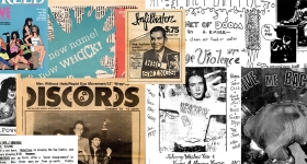 photo collage of punk fanzines
